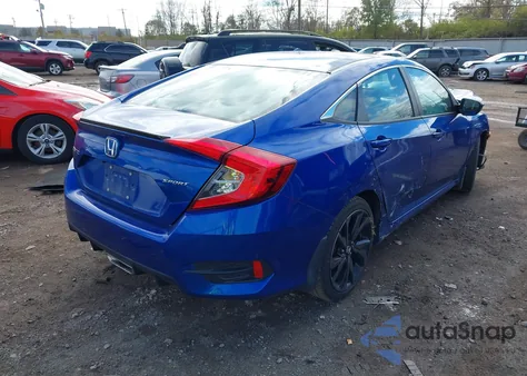 2020 Honda Civic Sport from USA, damaged, VIN 2HGFC2F82LH571792